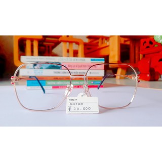Gọng kính cận Nhật Bản titan-p màu vàng siêu đẹp
