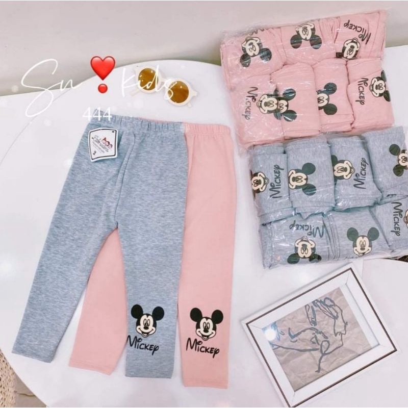 (8-33kg) QUẦN DÀI BÉ GÁI LEGGING SIZE NHÍ ĐẠI CHẤT COTTON LEN MỊN ĐẸP