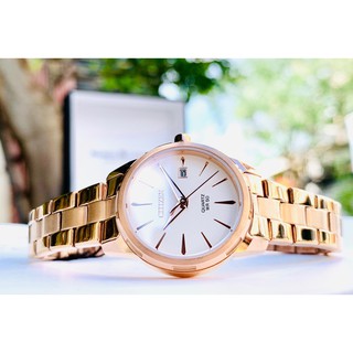 Đồng hồ nữ citizen eu6073-53a - máy quartz pin - kính khoáng cứng