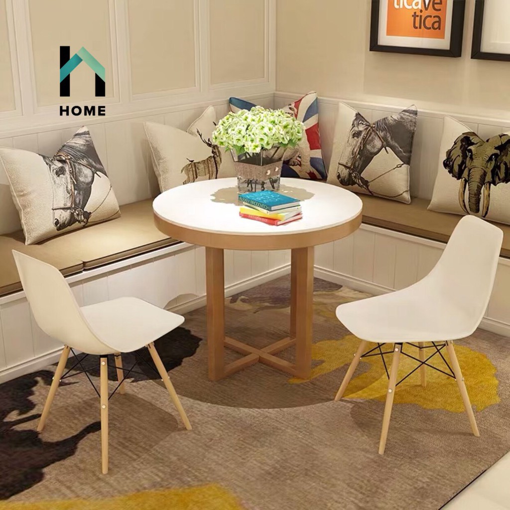 GHẾ EAMES Chân Gỗ Đan Thép (Ghế làm việc, quán cafe, phòng ăn...) Kiểu Hiện Đại Hàn Quốc | BigBuy360 - bigbuy360.vn