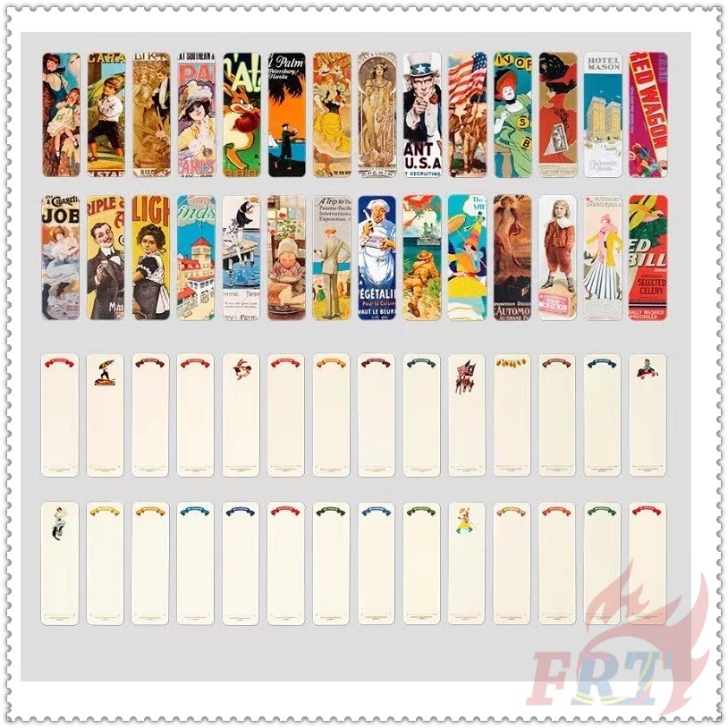 Bộ 28 Món Đồ Chơi Độc Đáo ✿ Bookmark Nghệ Thuật Phong Cách Retro ✿ Dụng Cụ Đánh Dấu Sách Dùng Làm Quà Tặng Cho Trường Học / Văn Phòng