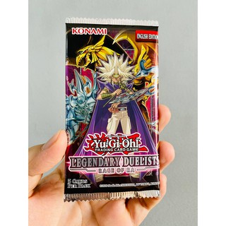[ Dưa Hấu Yugioh ] Túi thẻ bài thật Rage of Ra Pack LED7 - 5 lá bài mỗi Pack - Nhập khẩu từ Hoa Kỳ USA
