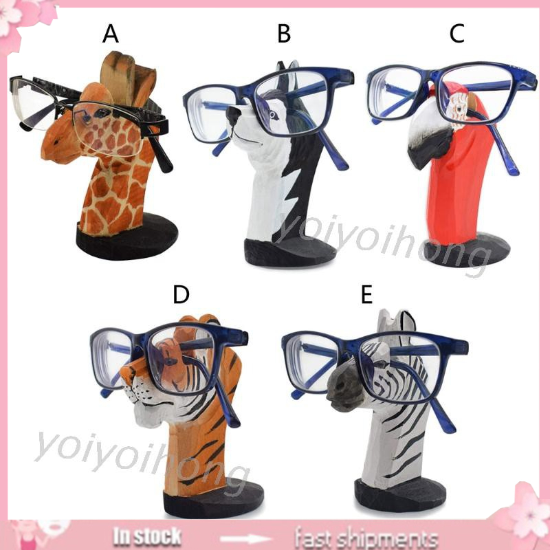 Giá gỗ treo kính hình động vật nhiều kiểu tùy chọn đáng yêu