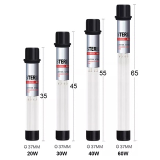 Đèn UV hồ cá diệt khuẩn, diệt tảo, rêu trong 7 ngày công suất 20W, 30W, 40W, 60W cao cấp cho hồ cá lớn, bể cá ngoài trời