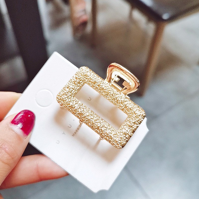 Set 5 Kẹp Tóc Càng Cua Hàn Quốc Xi Vàng Cực Đẹp - Hàng Hot Trend
