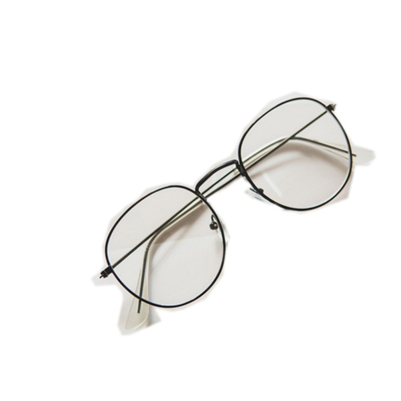 Mắt kính cổ điển gọng tròn giúp chống tia UV cho nam nữ