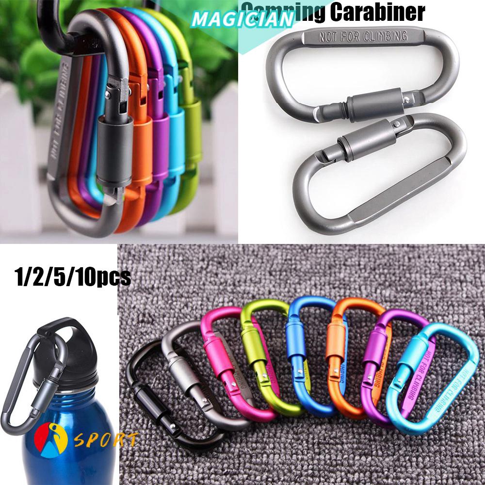 Set 1/2/5/10 Móc Khóa Leo Núi Bằng Hợp Kim Nhôm