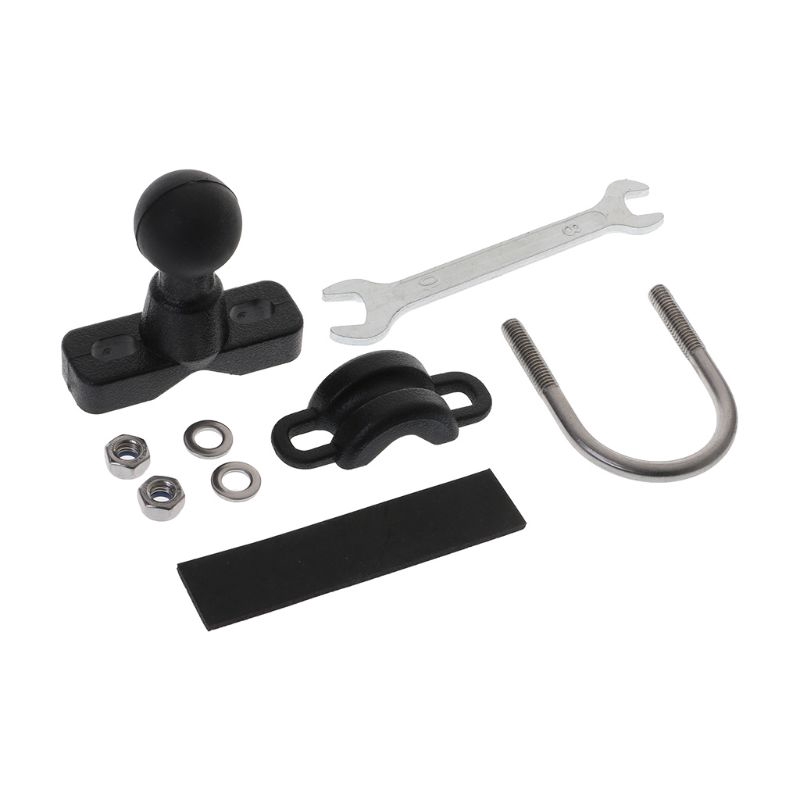 neva* U-Bolt Motorcycle Handlebar Bike Rail Rod Mount Base 1 Inch Ball for Gopro Camera Smartphone