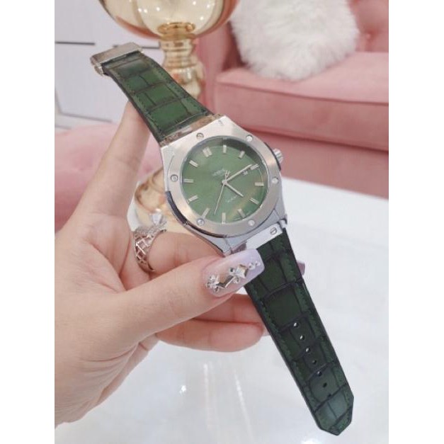 (Sale) Sale Đồng hồ nam dây cao su phối da Geneve (có hình thật)