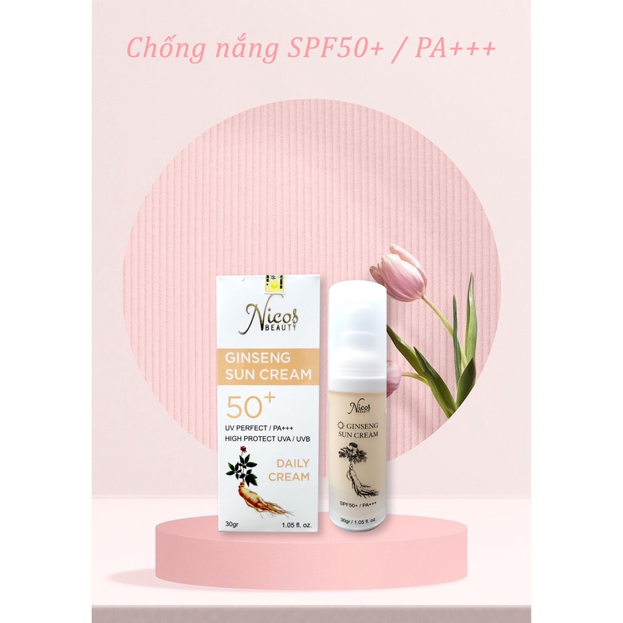 KEM CHỐNG NẮNG RỄ SÂM Nicos_Thanh Nhi