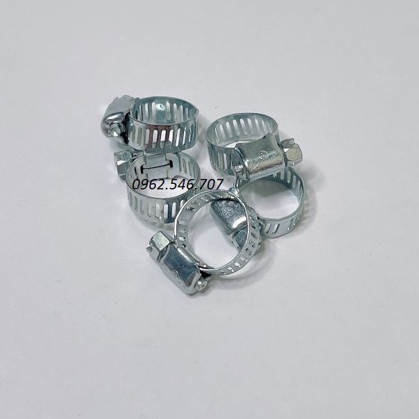 Đai siết quai nhê inox - đai xiết cổ dê inox độ xiết từ 10-16mm
