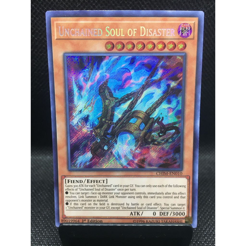 Bài Yugioh - Unchained Soul Of Disaster (Super Rare/ Secret Rare)