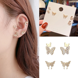 A variety of styles, small butterfly earrings, ear clips, fashion accessories