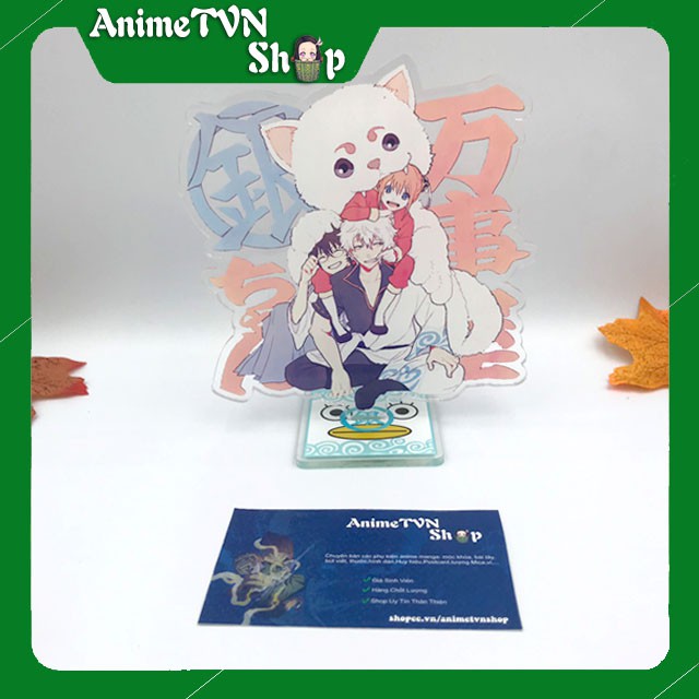 Tượng Mica Standee anime/manga Gintama (Linh hồn bạc) - Nhựa Cứng Acrylic In nhiều chi tiết sắc nét