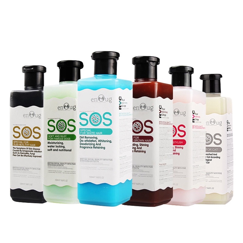 Sữa tắm cao cấp chính hãng SOS dành cho chó mèo 530ml - sữa tắm khử mùi, dưỡng lông cho thú cưng - Kitty Pet Shop