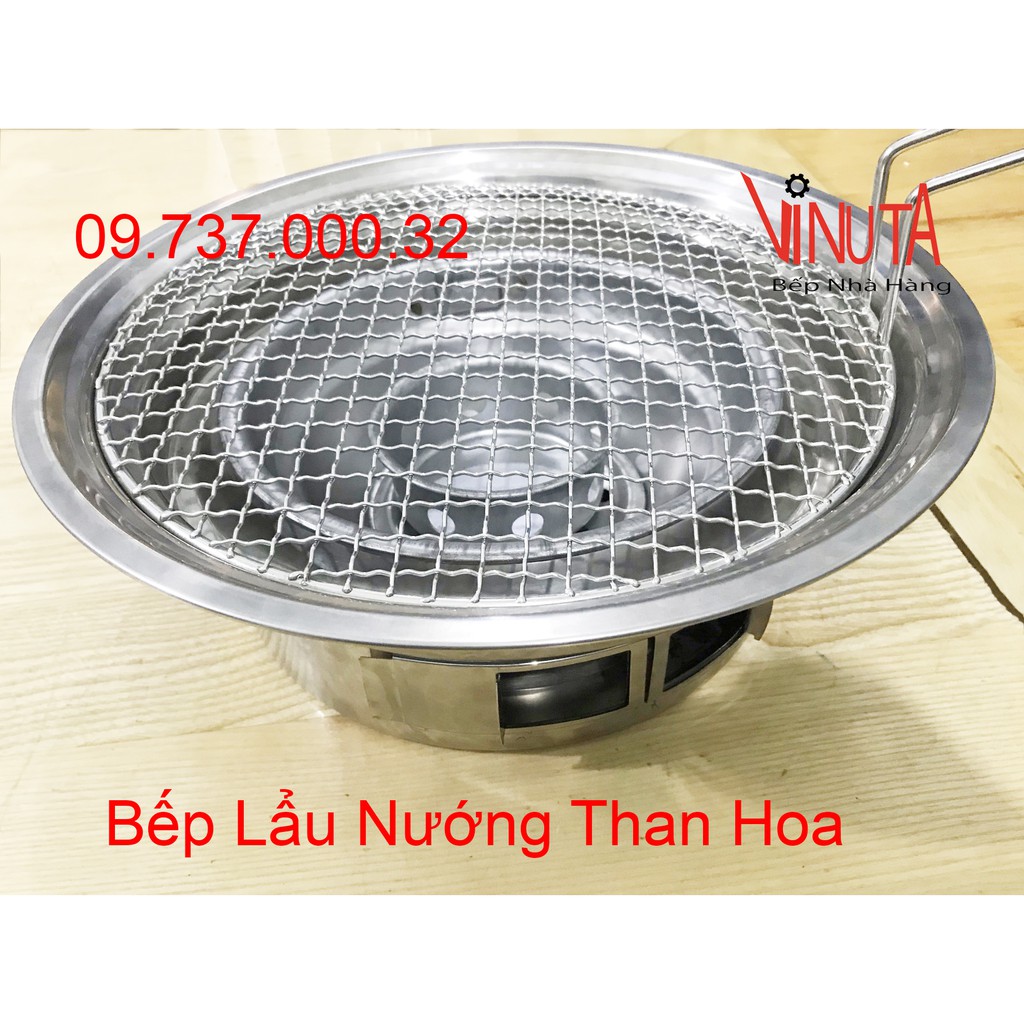 Bếp lẩu nướng tại bàn ngoài trời, lò nướng thịt ăn lẩu âm bàn giá rẻ