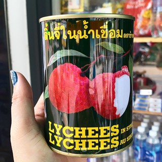 TRÁI VẢI LON THÁI LAN 565 gr