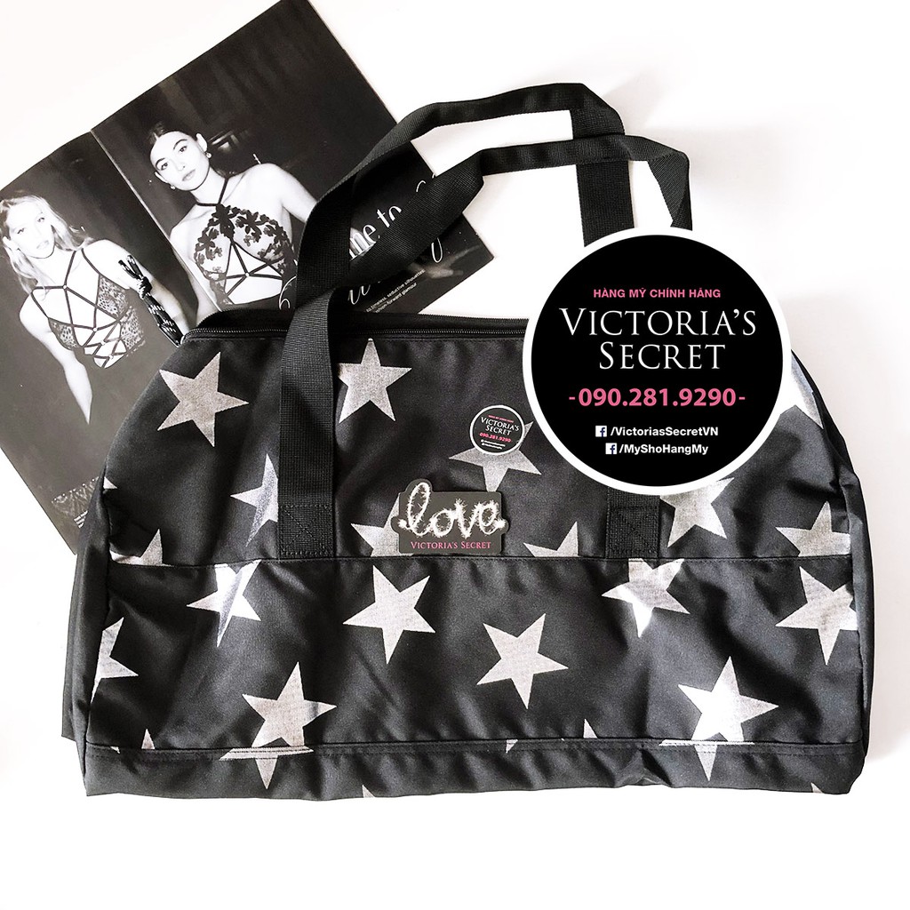 Túi sao bạc cực ngầu, cực xinh - Hàng nhập Victoria's Secret USA