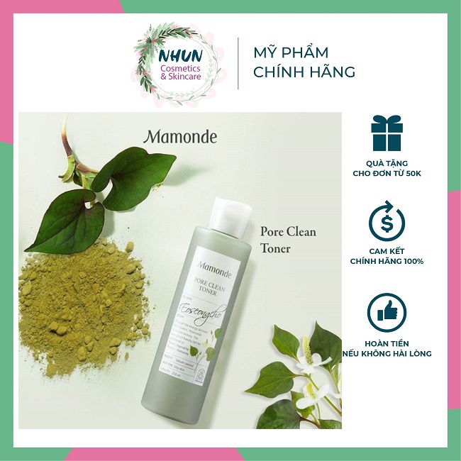 Toner Diếp Cá Pore Clean Mamonde 250Ml (Nhungshika)