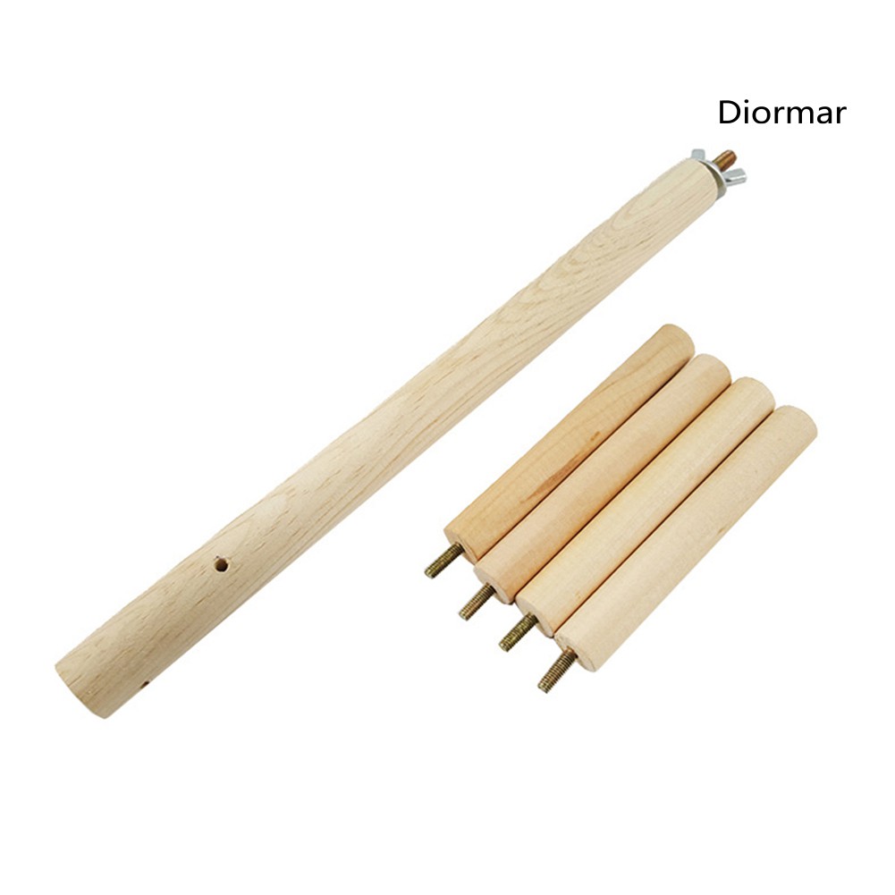 Thang gỗ đồ chơi 4 bậc dành cho chim vẹt cưng