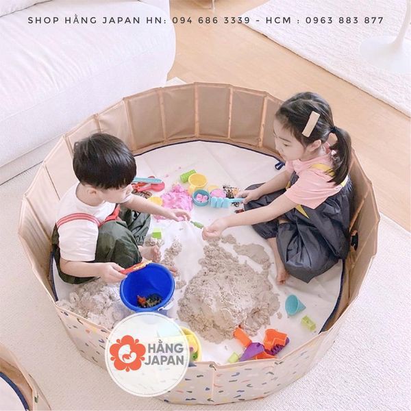 Bể bóng gấp gọn Holla - Làm bể bơi - Quây bóng mini cho bé với set 100 bóng