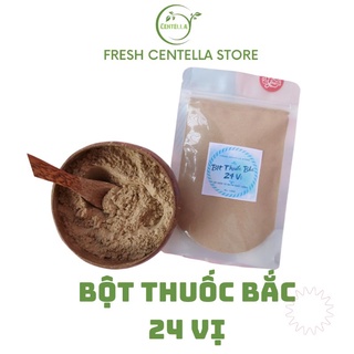 Bột t.huốc bắc 24 vị thảo mộc trắng da + giảm mụn thâm + mờ nám + trẻ hóa 100% nguyên chất