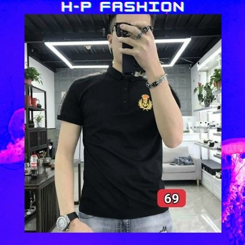 Áo Thun Nam Ngắn Tay Có Cổ  𝐅𝐑𝐄𝐄 𝐒𝐇𝐈𝐏  Áo Phông Nam Đẹp Vải Thun Co Giãn Thời Trang Hpfashion - Atn6869