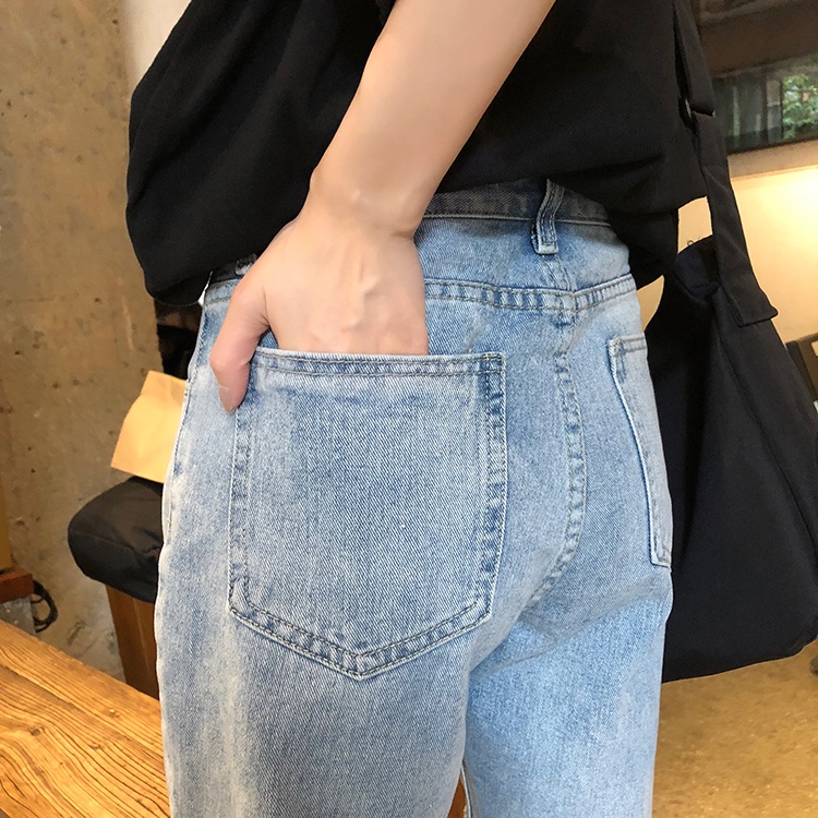 Quần Short Denim Lưng Cao Thời Trang Mùa Hè Năng Động 27096