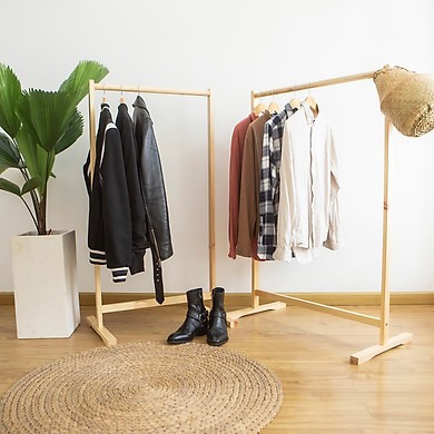 Giá treo quần áo gỗ Single Hanger NHÀ MÁY ANHSON1016 | BigBuy360 - bigbuy360.vn