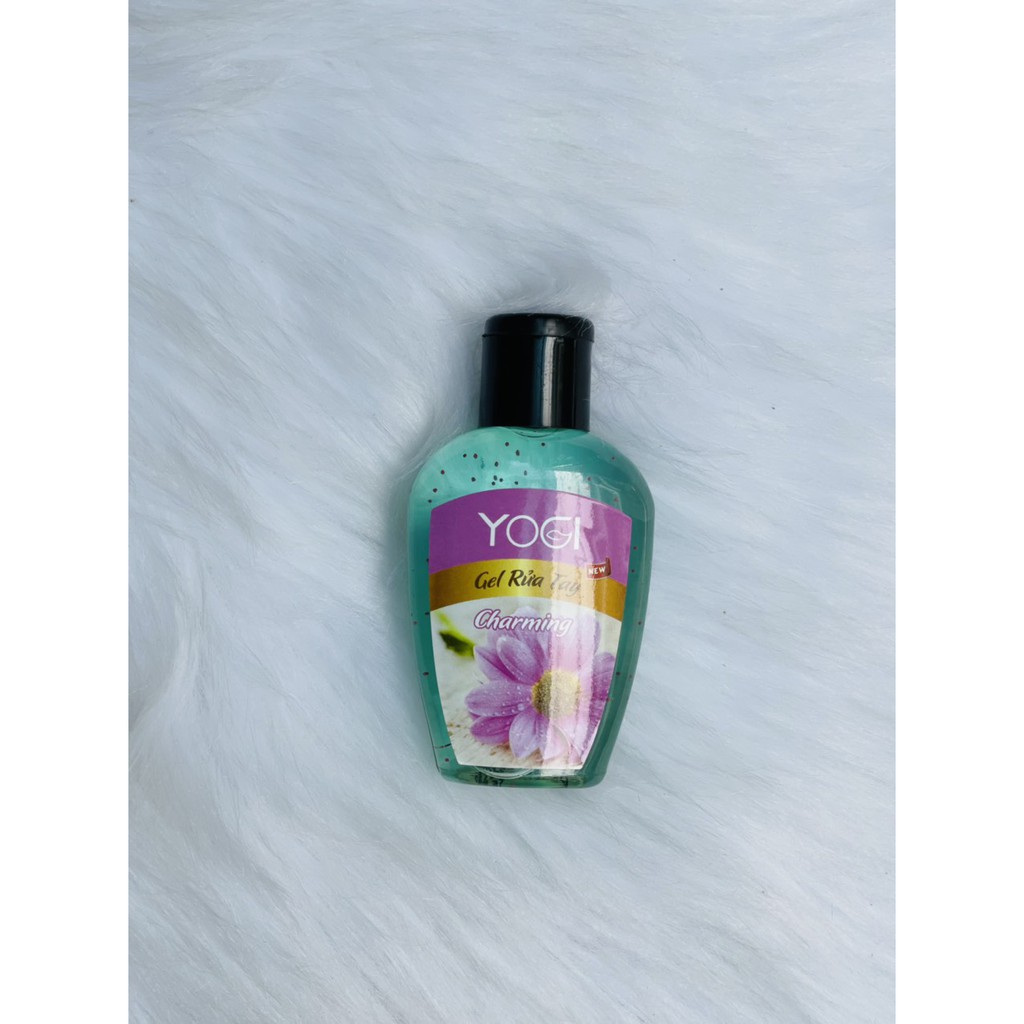 GEL Rửa tay KHÔ thương hiệu YOGI 1chai/70ml diệt khuẩn 99% (04 màu hương: bạc hà, dưa gang, dâu, hương hoa quyến rũ) | BigBuy360 - bigbuy360.vn