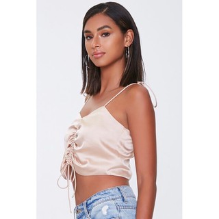 Áo Beo 2 Dây Satin Cột Nơ F21