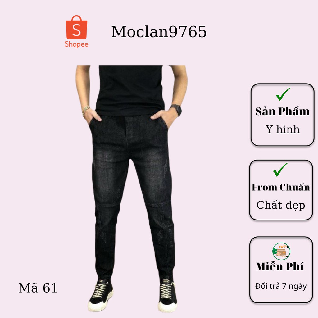 Quần jean nam cao cấp, chất liệu bò ( jean ) mềm mịn, from chuẩn, có nhiều mẫu đi kèm Moclan49
