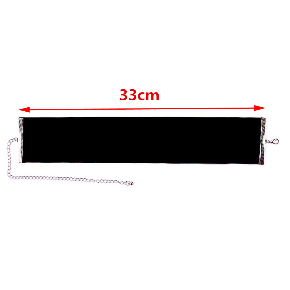 Vòng Cổ Choker Nhung Màu Đen Phong Cách Nghệ Thuật Gothic Cho Nữ