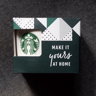 [Chính hãng] Ly sứ Starbucks 370ml trắng