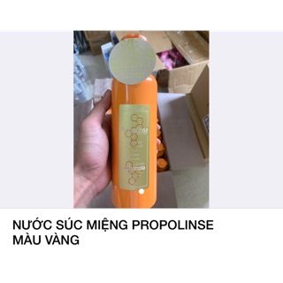 Nước súc miệng propolinse 600ml màu vàng