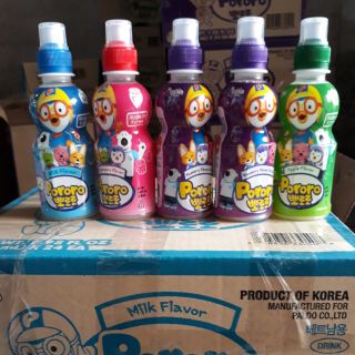 12 CHAI ( Chọn vị) Nước trái cây pororo hàn quốc 235ml