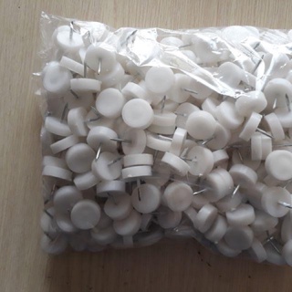 1kg Chân Đinh nhựa dẹt hàng cứng bóng đẹp đóng chân tủ áo , bàn ghế đồ mộc gia dụng
