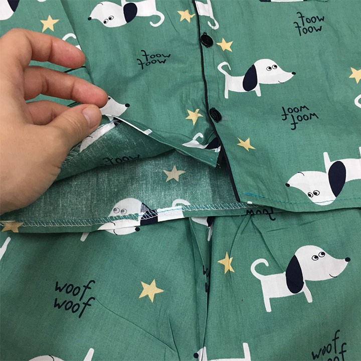 Bộ Pijama tay dài chất thô Hàn siêu thấm mồ hôi cho bé trai và bé gái [ ẢNH THẬT TỰ CHỤP ]