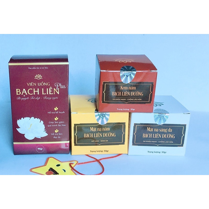 Bộ 3 Kem N á m BLD+ Viên Uống Bạch Liên plus