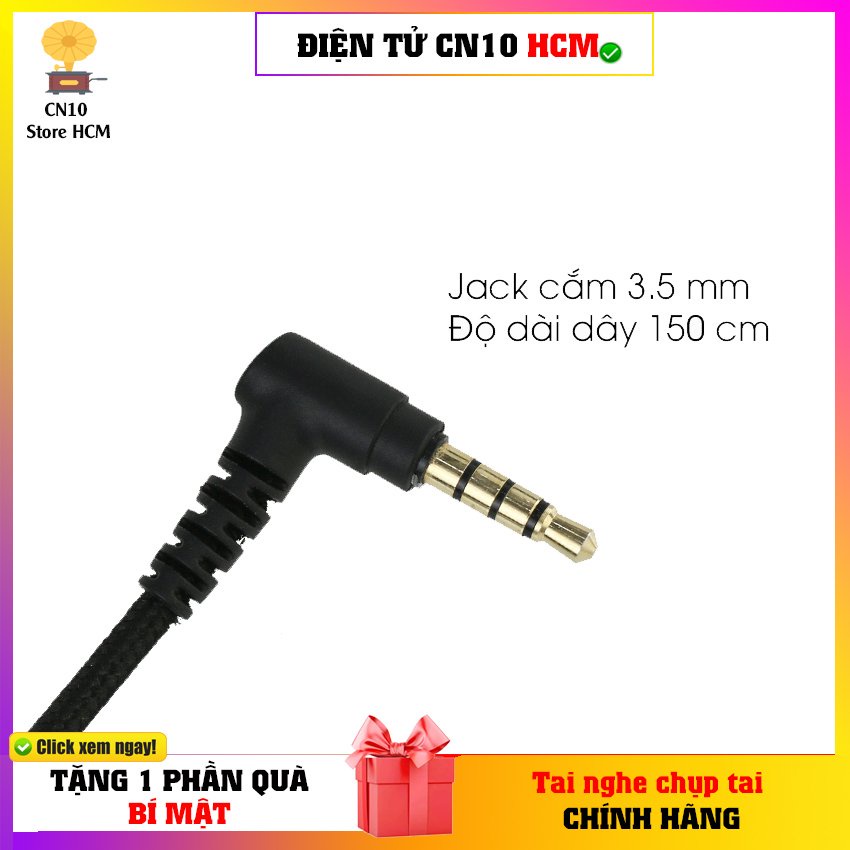 Headphone có dây KANEN chính hãng có mic âm thanh hay BH 12 tháng đổi mới