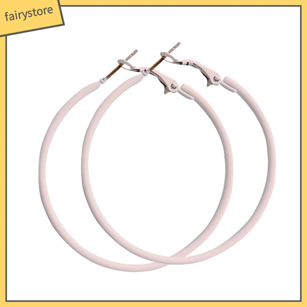 Khuyên Tai Tròn Màu Kẹo Ngọt Sáng Tạo Dành Cho Nữ