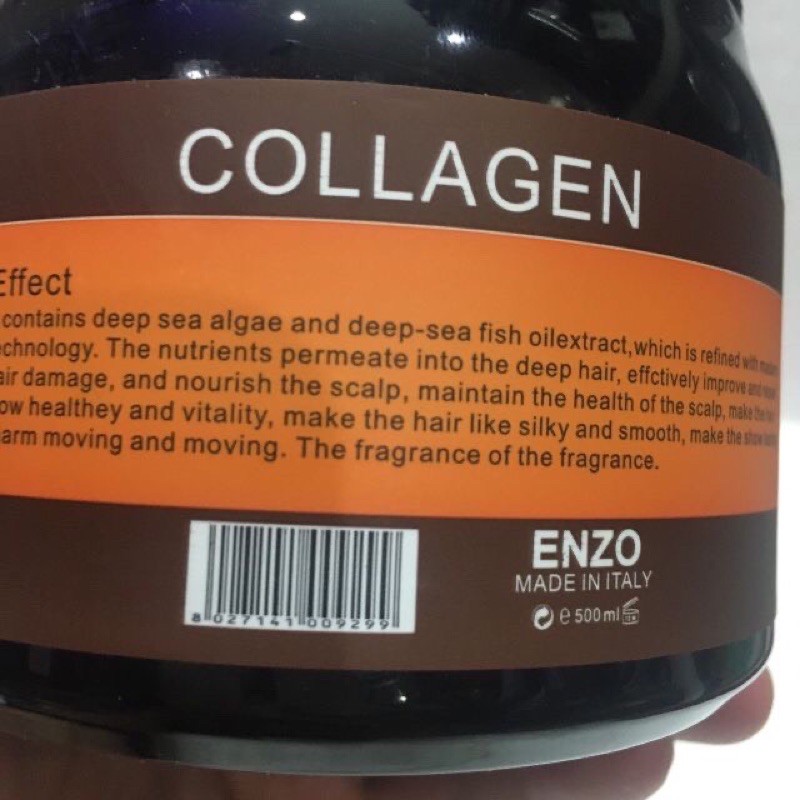 Hấp ủ tóc siêu mềm mượt Enzo Collagen