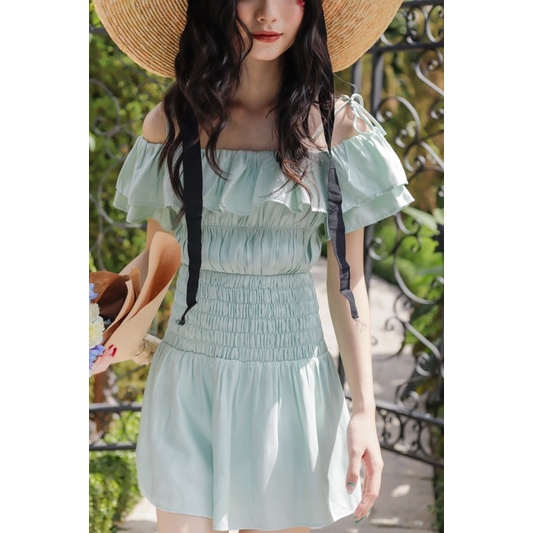Đầm lụa mini elena