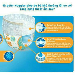 Tã quần Huggies M74/L68/Xl62