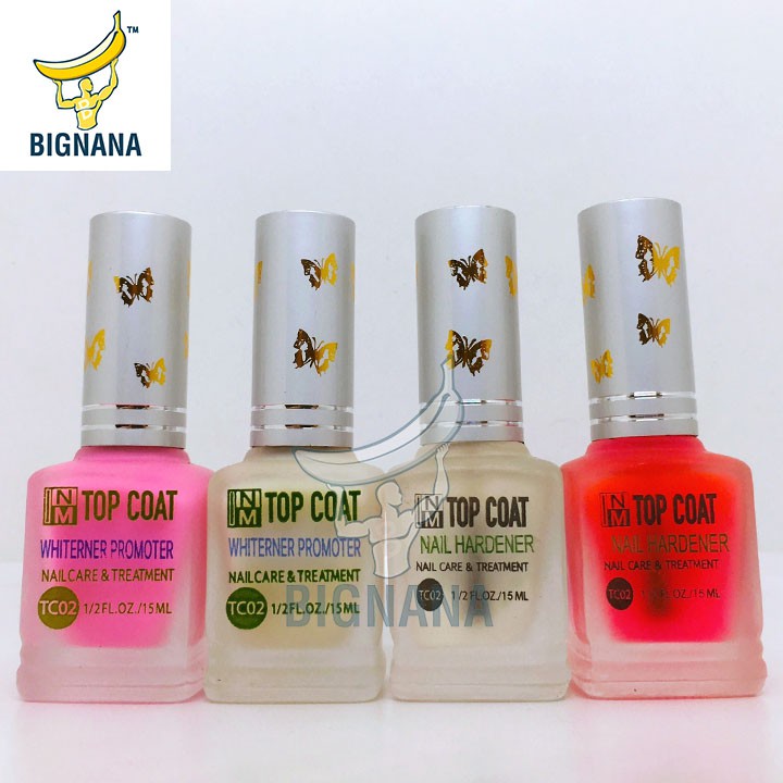Sơn Dưỡng Móng Tay Giúp Cứng Móng TC02 Nắp Bướm – 15ml, Bảo Vệ Móng Chắc Khỏe
