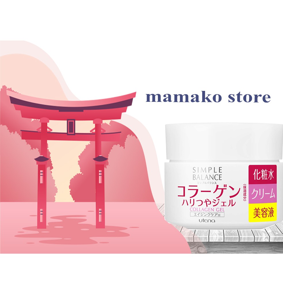 GEL DƯỠNG DA 3 TRONG 1 UTENA SIMPLE BALANCE HYALURONIC ACID GEL/màu trắng – dưỡng da ẩm