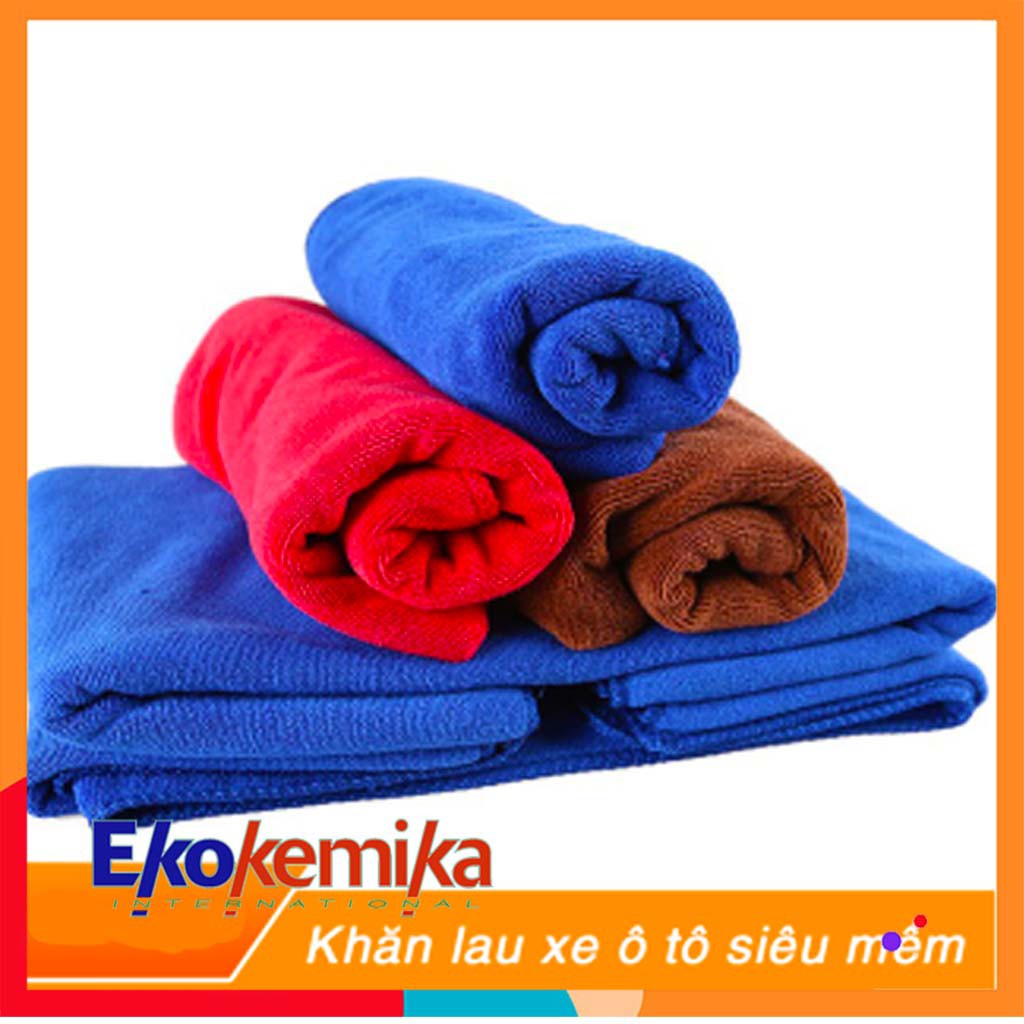 Combo 4 khăn rửa xe microfiber made in Viet Nam