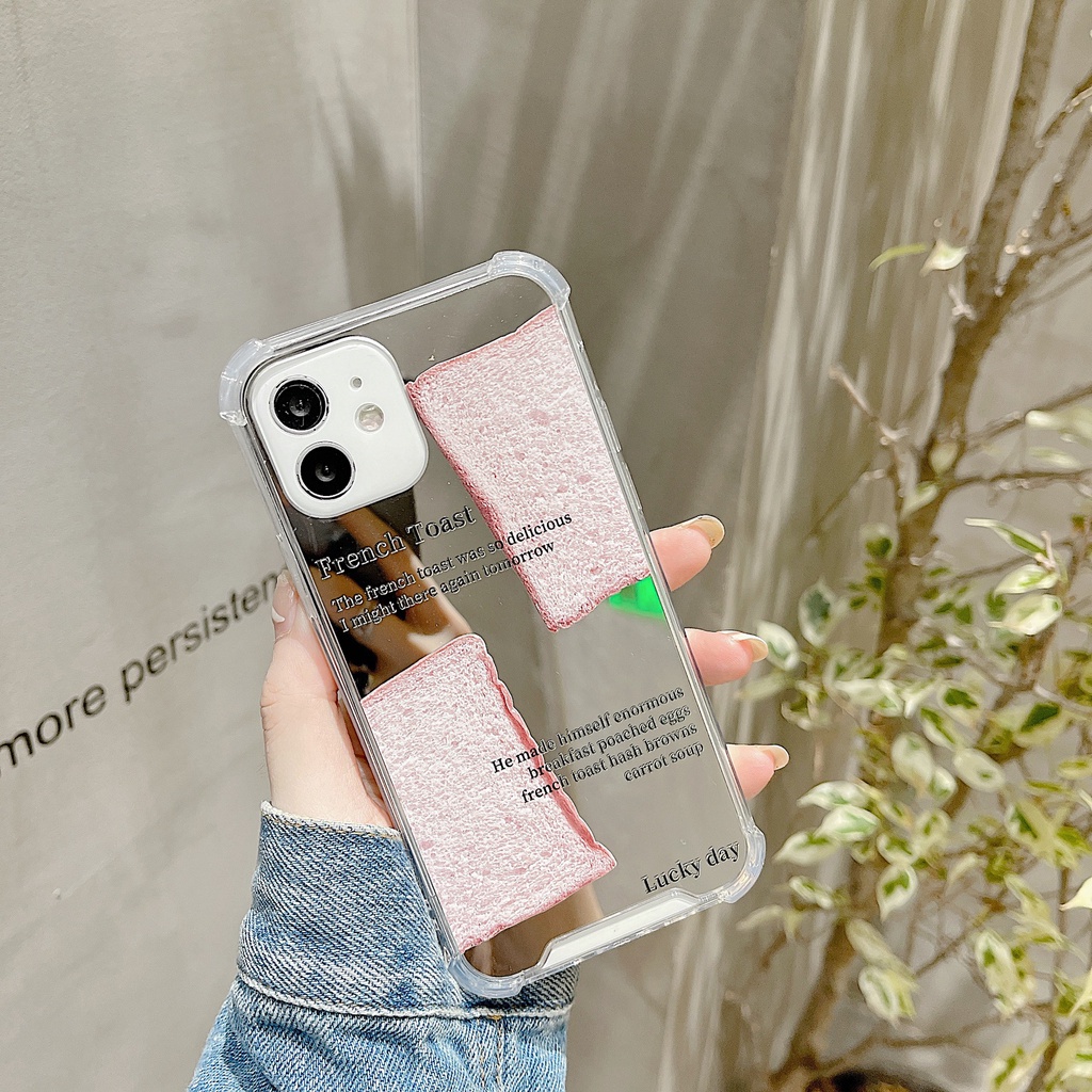 Ốp lưng iphone Ốp Điện Thoại TPU silicone Mặt Gương Thời Trang Cho iPhone 11 pro max X Xr Xs max 7 8 Plus 13 14pro pro max Dinuo case