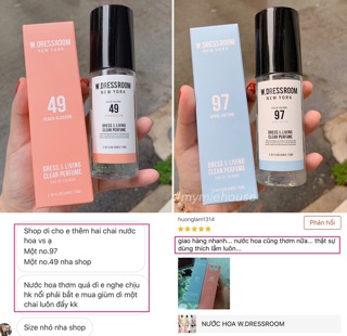 Xịt thơm quần áo W.DRESSROOM