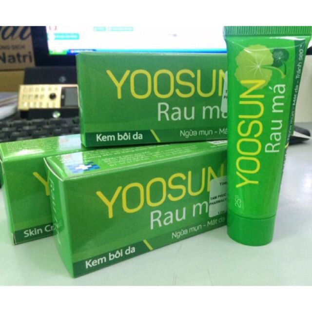 Kem rôm sẩy,ngừa mụn Yoosun rau má